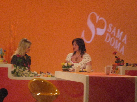 Partecipazione al programma TV Sama doma Brno 12.4.2010